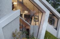 建筑师Karina Wiciak的Pentahouse房屋确实从山脉中汲取了灵感