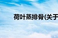 荷叶蒸排骨(关于荷叶蒸排骨的简介)