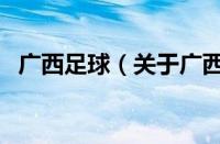 广西足球（关于广西足球的基本详情介绍）