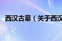 西汉古墓（关于西汉古墓的基本详情介绍）