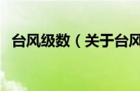 台风级数（关于台风级数的基本详情介绍）