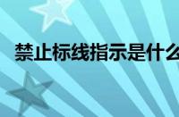 禁止标线指示是什么意思（禁止标线大全）
