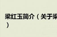 梁红玉简介（关于梁红玉简介的基本详情介绍）