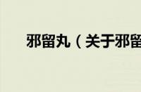 邪留丸（关于邪留丸的基本详情介绍）