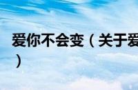 爱你不会变（关于爱你不会变的基本详情介绍）