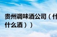 贵州调味酒公司（什么是调味酒（调味酒都有什么酒））