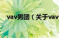 vav男团（关于vav男团的基本详情介绍）