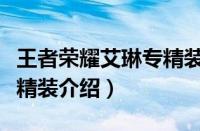 王者荣耀艾琳专精装是什么（王者荣耀艾琳专精装介绍）