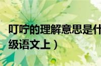 叮咛的理解意思是什么（叮咛是什么意思三年级语文上）
