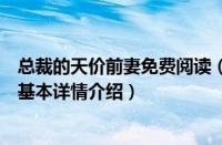 总裁的天价前妻免费阅读（关于总裁的天价前妻免费阅读的基本详情介绍）