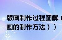 版画制作过程图解（版画制作步骤哪4步（版画的制作方法））