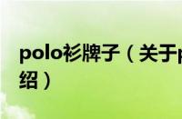 polo衫牌子（关于polo衫牌子的基本详情介绍）