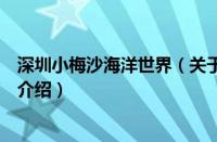 深圳小梅沙海洋世界（关于深圳小梅沙海洋世界的基本详情介绍）