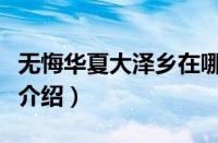 无悔华夏大泽乡在哪里（无悔华夏大泽乡位置介绍）