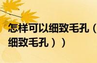 怎样可以细致毛孔（怎么细致面部毛孔（怎样细致毛孔））
