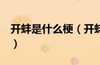 开蚌是什么梗（开蚌（章子怡开蚌是什么梗））
