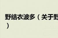 野结衣波多（关于野结衣波多的基本详情介绍）