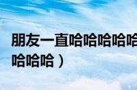 朋友一直哈哈哈哈哈哈哈哈是什么毛病（就哈哈哈哈）
