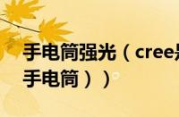 手电筒强光（cree是什么品牌的手电（cree手电筒））