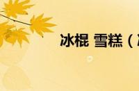 冰棍 雪糕（冰棍雪糕专题）