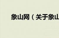 象山网（关于象山网的基本详情介绍）