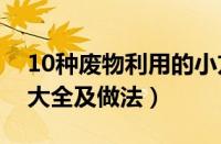 10种废物利用的小方法（废物利用手工制作大全及做法）