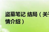 盗墓笔记 结局（关于盗墓笔记 结局的基本详情介绍）