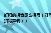 好吗的拼音怎么拼写（好吗拼音声调是几声（好吗拼音怎么拼写声调））
