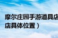 摩尔庄园手游道具店在哪（摩尔庄园手游道具店具体位置）