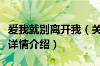 爱我就别离开我（关于爱我就别离开我的基本详情介绍）