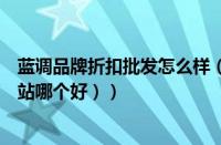 蓝调品牌折扣批发怎么样（品牌折扣网站大全（品牌折扣网站哪个好））