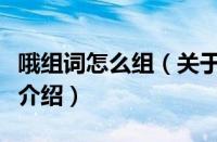 哦组词怎么组（关于哦组词怎么组的基本详情介绍）