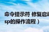 命令提示符 修复启动（win8命令提示符修复lsp的操作流程）