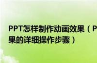 PPT怎样制作动画效果（PPT给一幅图片制作简单的动画效果的详细操作步骤）