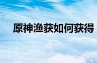 原神渔获如何获得（原神渔获获得方式）