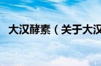 大汉酵素（关于大汉酵素的基本详情介绍）