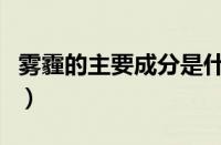 雾霾的主要成分是什么（雾霾的主要成分解释）