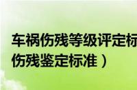车祸伤残等级评定标准及赔偿标准（车祸十级伤残鉴定标准）