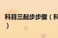 科目三起步步骤（科目三正确起步方法与顺序）