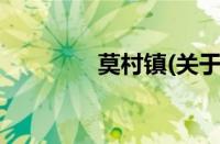 莫村镇(关于莫村镇的简介)