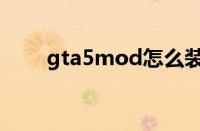 gta5mod怎么装（gta5mod文件）
