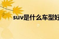 suv是什么车型好（suv是什么车型）