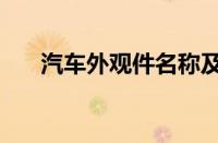 汽车外观件名称及图片（汽车外观件）
