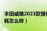 丰田威驰2023款报价及图片（丰田威驰1.3油耗怎么样）
