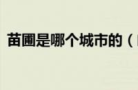 苗圃是哪个城市的（闽p是哪个城市的车牌）