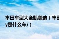 丰田车型大全凯美瑞（丰田凯美瑞汽车多少价格(丰田camry是什么车)）