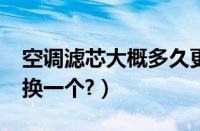 空调滤芯大概多久更换一次?（空调滤芯多久换一个?）