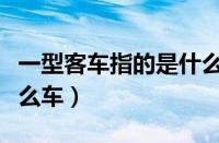 一型客车指的是什么车型（一型客车指的是什么车）