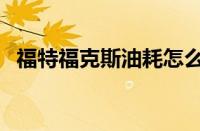 福特福克斯油耗怎么样（福克斯油耗高吗）