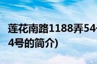 莲花南路1188弄54号(关于莲花南路1188弄54号的简介)